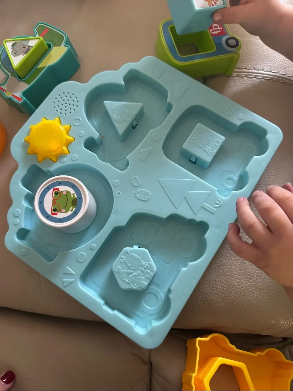 Fisher-Price Blue Multi-Vehicle Activity Puzzle Shape Sorter